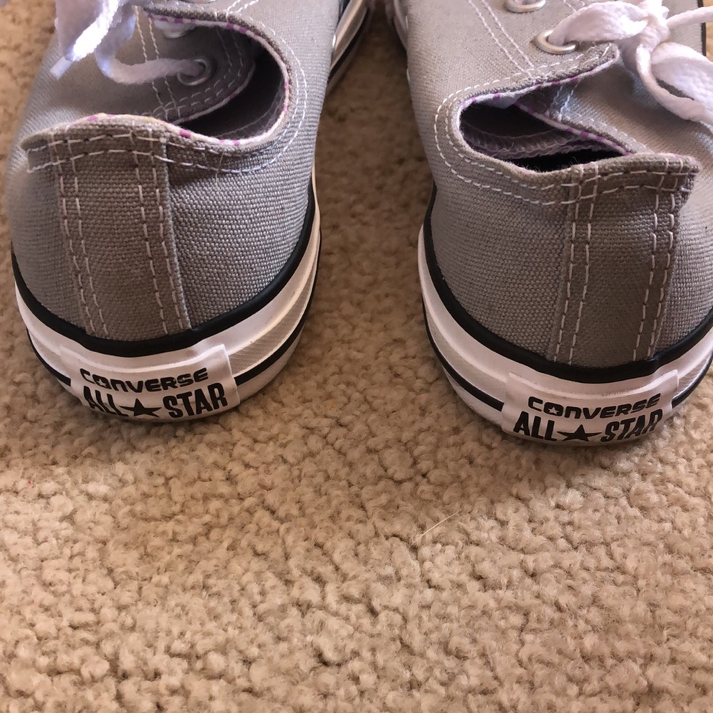 Gray Converse All Star Sneakers - Picture 5 of 5